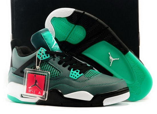 Air Jordan Retro 4 Green Black Usa